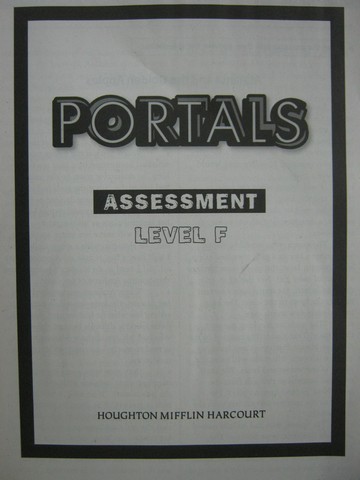 (image for) Portals to Reading F Assessment (P)