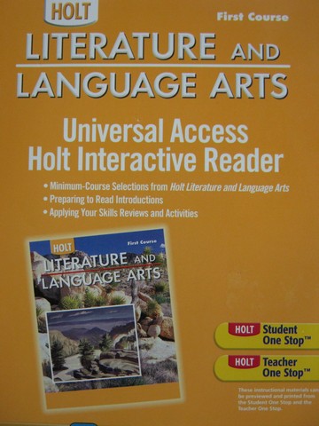 (image for) Literature & Language Arts Interactive Reader 1st Course (CA)(P)