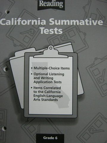 (image for) Reading 6 California Summative Tests BLM (CA)(P)