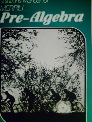 (image for) Merrill Pre-Algebra Solutions Manual (P) by Price, Rath,