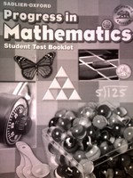 (image for) Progress in Mathematics 4 Student Test Booklet (CA)(P)