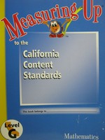 (image for) Measuring Up Mathematics Level G (CA)(P) by Diane Miller