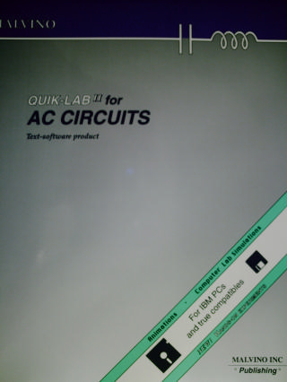 (image for) AC Circuits Quik-Lab 2 (P) by Albert P Malvino
