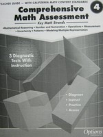 (image for) Comprehensive Math Assessment 4 TG (CA)(TE)(P) by Emery,