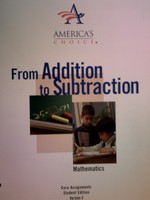 (image for) From Addition to Subtraction Core Assignments Version 3 (P)