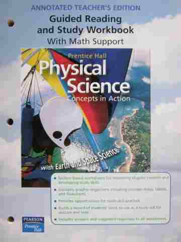 (image for) Physical Science Concepts in Action Guided Reading & Study Workbook ATE (TE)(P)