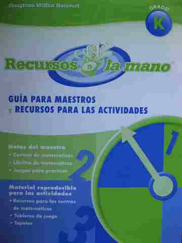 (image for) Recursos la mano K Guia para maestros y Recursos para las actividades (TE)(P)