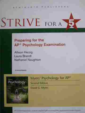 (image for) Strive for a 5 Preparing for the AP Psychology Examination (P) by Herzig, Brandt,