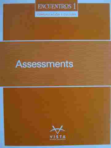 (image for) Encuentros Comunicacion y cultura 1 Assessments (P) by Jose A Blanco