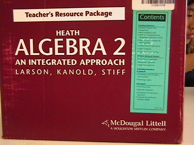 (image for) Heath Algebra 2 An Integrated Approach TRP (TE)(Pk) by Larson