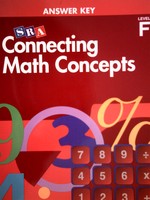 (image for) Connecting Math Concepts F Answer Key (P) by Engelmann & Carnine