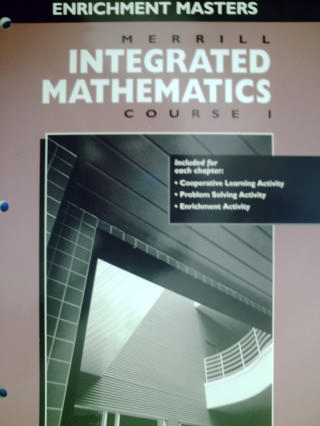(image for) Merrill Integrated Mathematics Course 1 Problem Solving (P)