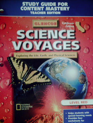 (image for) Science Voyages Level Red Study Guide for Content (CA)(TE)(P)