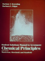 Chemical Principles 6th Edition Student Solutions Manual (P) (image for) Chemical Principles 6th Edition Student Solutions Manual (P)