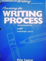 (image for) Elements of Writing 1st Course Revised Practicing the Writing (P