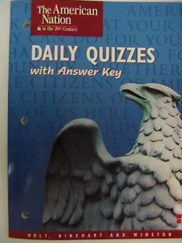 (image for) American Nation in the 20th Century Daily Quizzes (P)