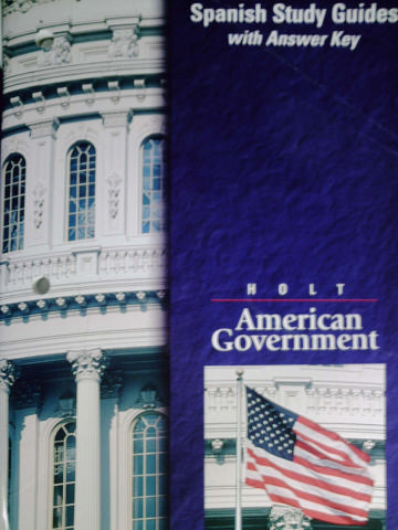 (image for) Holt American Government Spanish Study Guide with Answer Key (P)