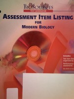 (image for) Modern Biology BioSources Test Generator (P)