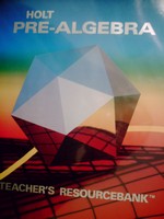 (image for) Holt Pre-Algebra Teacher's Resourcebank (TE)(Binder)
