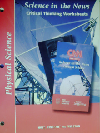 (image for) Science in the News Physical Science Critical Thinking WS (P)