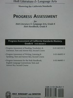 (image for) Holt Literature & Language Arts 2nd Cr Progress Assessment (Pk)