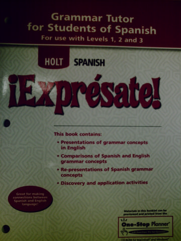 (image for) Expresate! Grammar Tutor for Students of Spanish (P)
