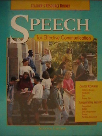 (image for) Holt Speech 2nd Edition TRB (TE)(Binder)