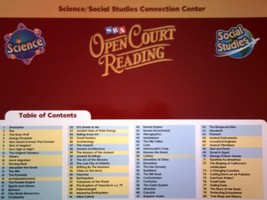 (image for) SRA Open Court Reading 6 Science Social Studies Cards (Pk)