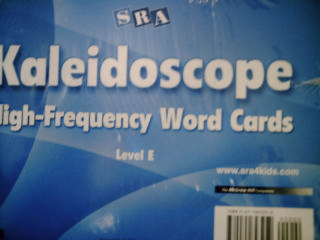 (image for) SRA Kaleidoscope E High-Frequency Word Cards (Pk)