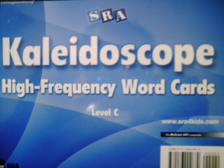(image for) SRA Kaleidoscope C High-Frequency Word Cards (Pk)