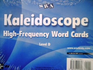 (image for) SRA Kaleidoscope D High-Frequency Word Cards (Pk)