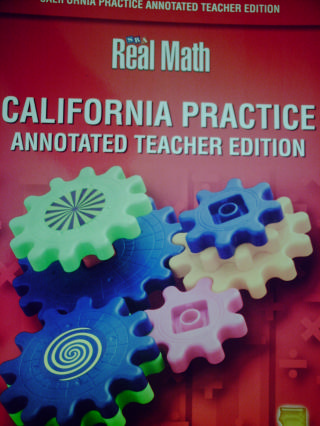 (image for) SRA Real Math K California Practice ATE (CA)(TE)(P)