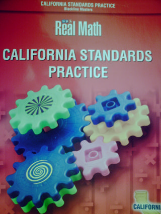 (image for) SRA Real Math K California Standards Practice BLM (CA)(P)