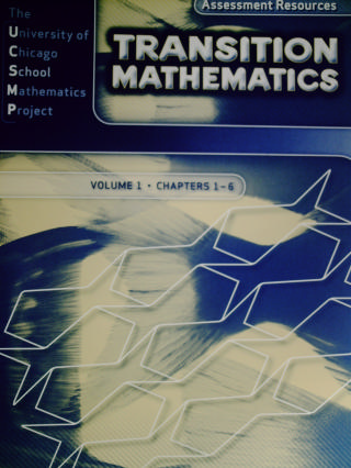 (image for) UCSMP Transition Mathematics Assessment Resources Volume 1 (P)