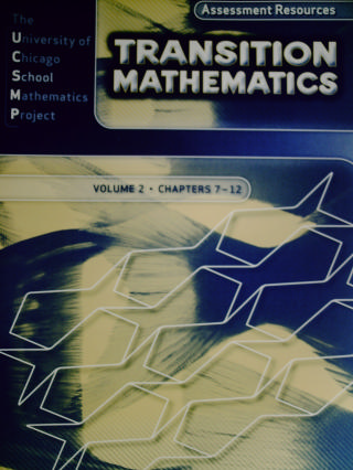 (image for) UCSMP Transition Mathematics Assessment Resources Volume 2 (P)