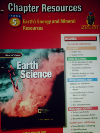 (image for) Glencoe Earth Science Chapter Resources 5 Earth's Energy & (P)