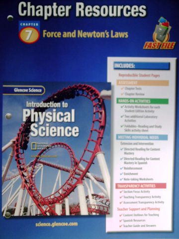 (image for) Introduction to Physical Science Chapter Resources 7 (P)