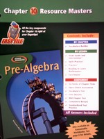 (image for) Glencoe Mathematics Pre-Algebra Chapter 10 Resource Masters (P)