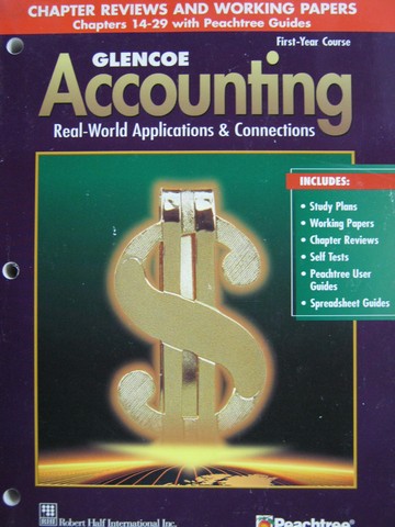 Accounting 1st-Year Course 5e Chapter Reviews 14-29 (P)