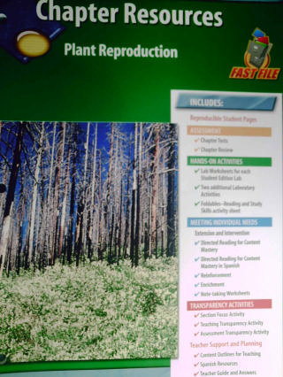 (image for) Glencoe Science Chapter Resources Plant Reproduction (P)