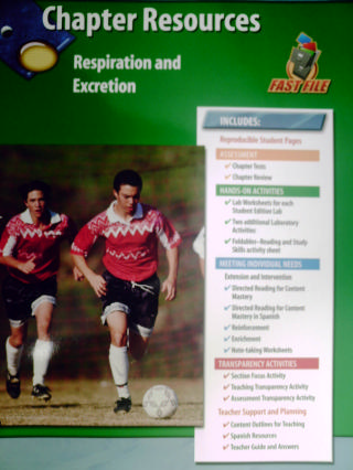 (image for) Glencoe Science Chapter Resources Respiration & Excretion (P)