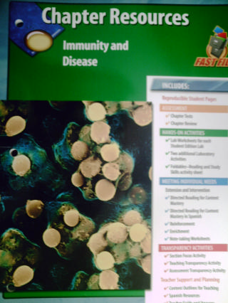 (image for) Glencoe Science Chapter Resources Immunity & Disease (P)