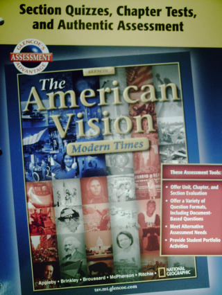(image for) American Vision Section Quizzes Chapter Test (P)