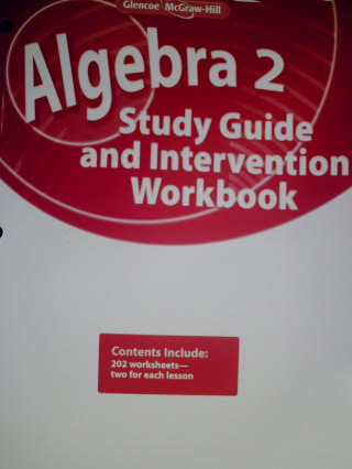 (image for) Glencoe Algebra 2 Study Guide & Intervention Workbook (P)