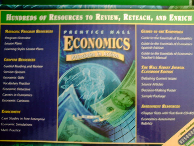 Economics Principles in Action Teaching Resources (TE)(Pk) [0130505587] 164.95 K12 Quality