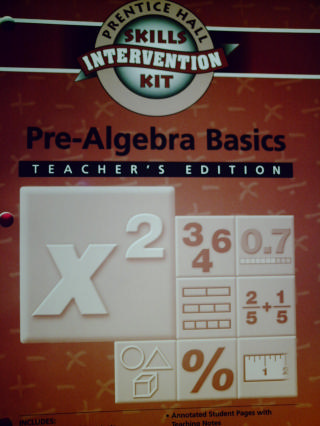 (image for) Skills Intervention Kit Pre-Algebra Basics TE (TE)(P) by Charles