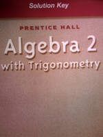 (image for) Algebra 2 with Trigonometry Solution Key (P)