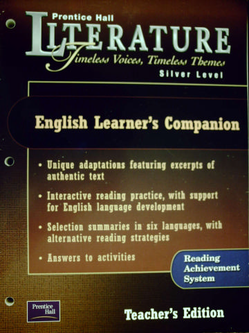 (image for) Literature Silver Level English Learner's Companion (TE)(P)
