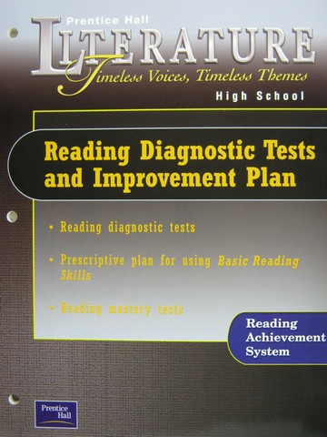 (image for) Literature High School Reading Diagnostic Tests (P)