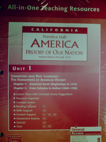 (image for) America History of Our Nation Teaching Resource (CA)(TE)(Pk)